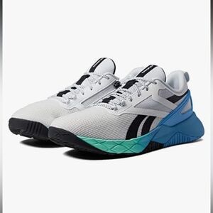 Reebok Nanoflex Parafit TR Cold Grey/Core Black/Hint Mint Women's 8.5
